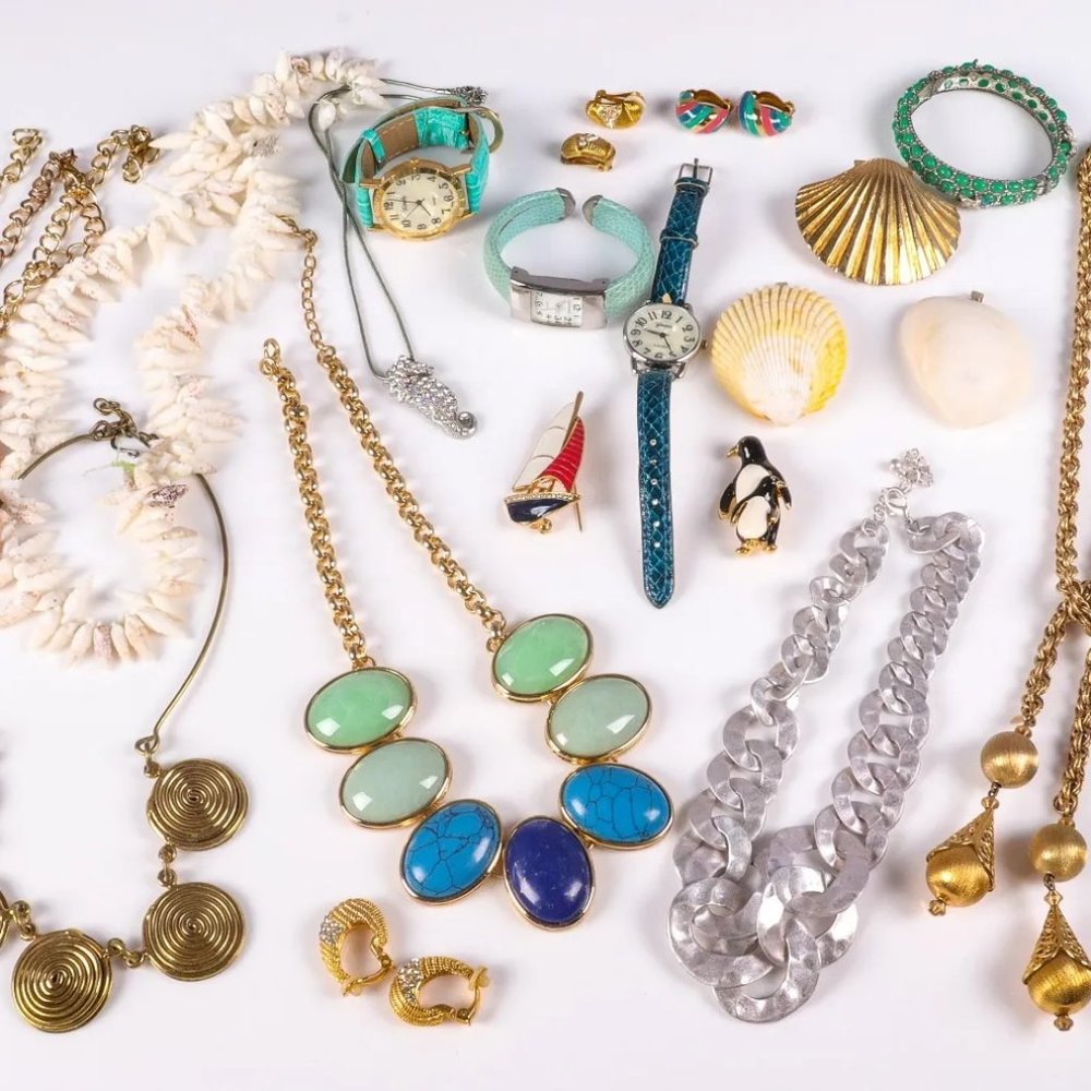 Tropical Themed Jewelry Lot